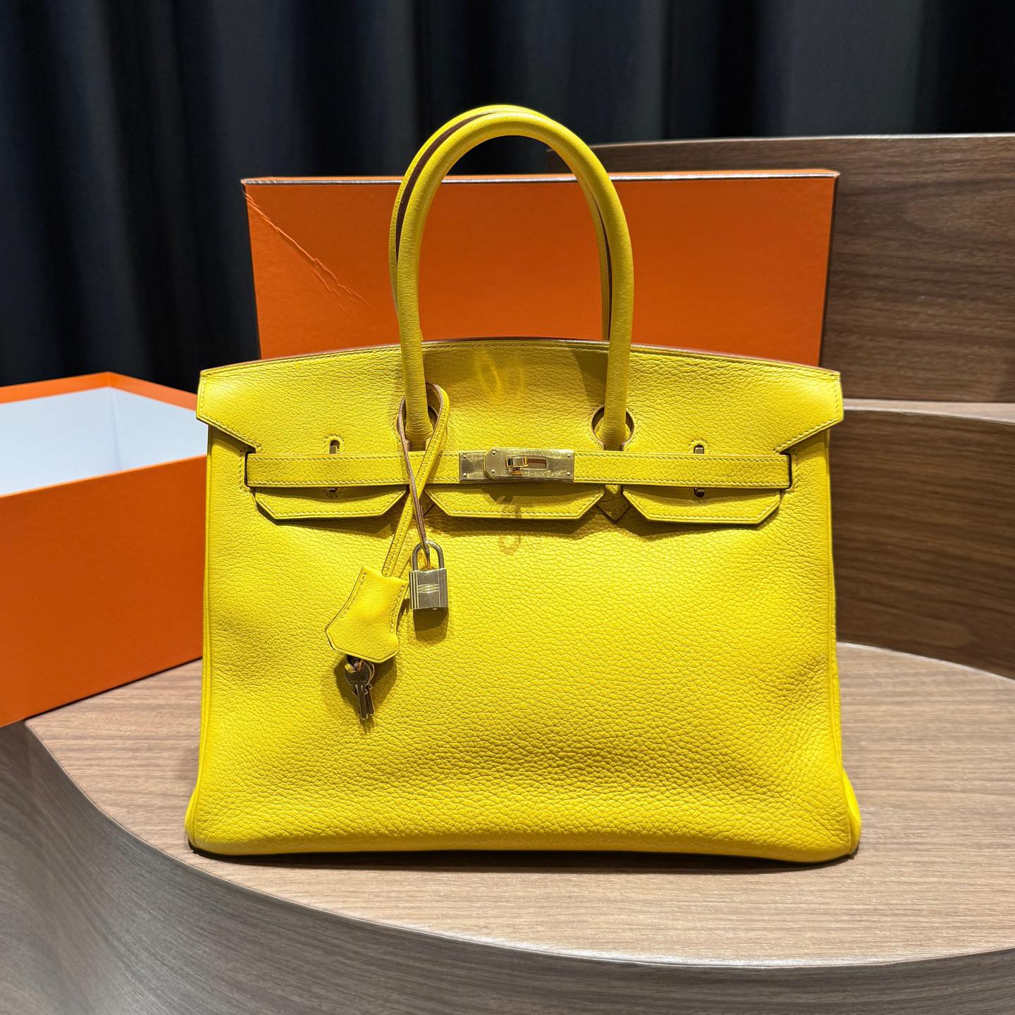 Birkin 35 Jaune de Naples