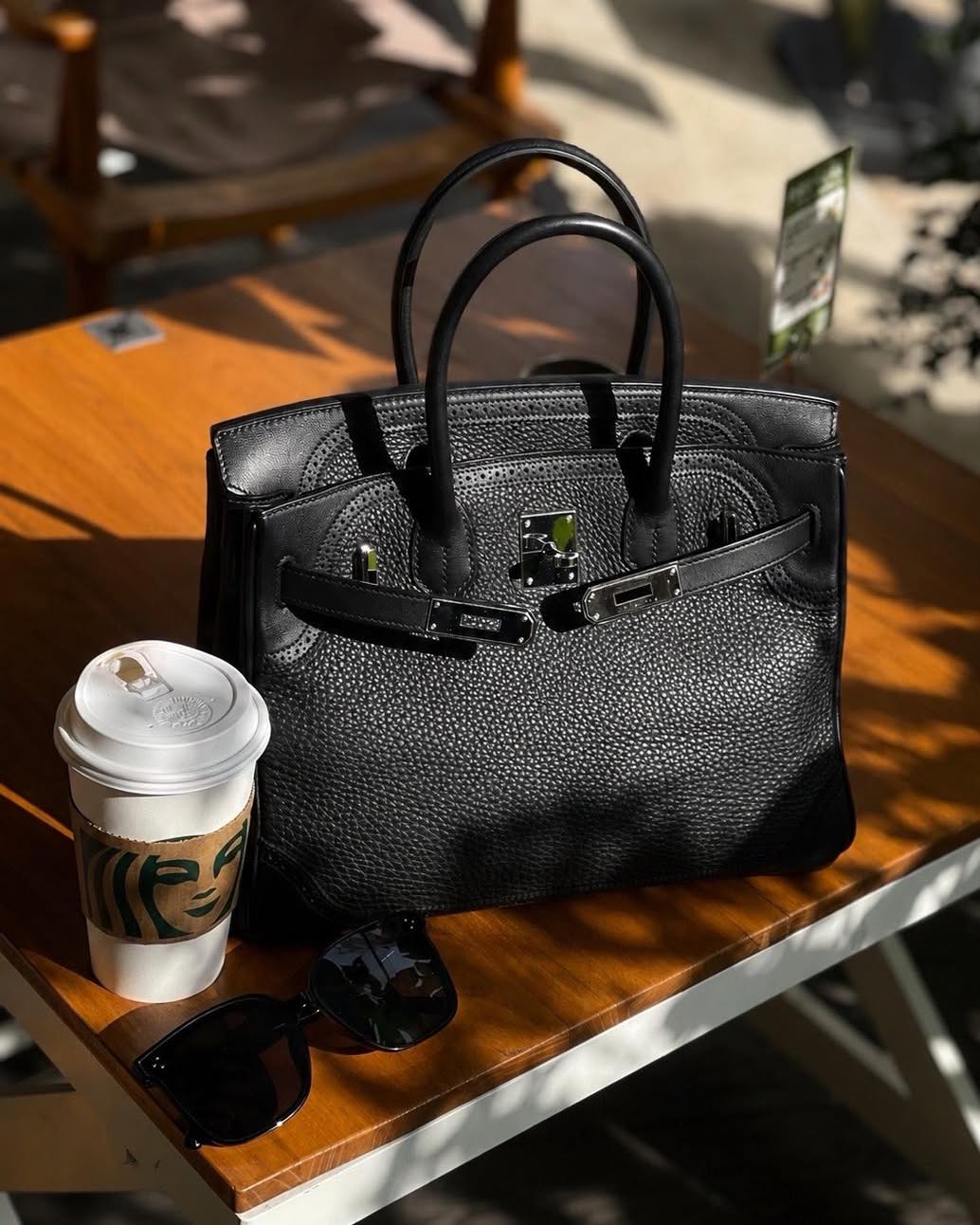 Birkin 30 Ghillie Black