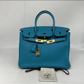 Birkin 30 Florida Blue