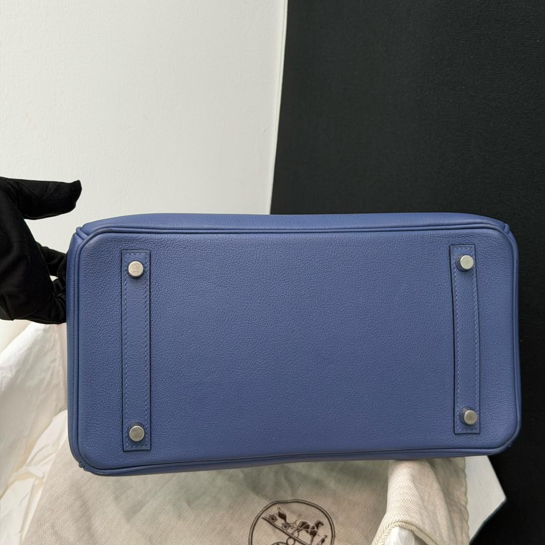 Birkin 30 Blue Agate