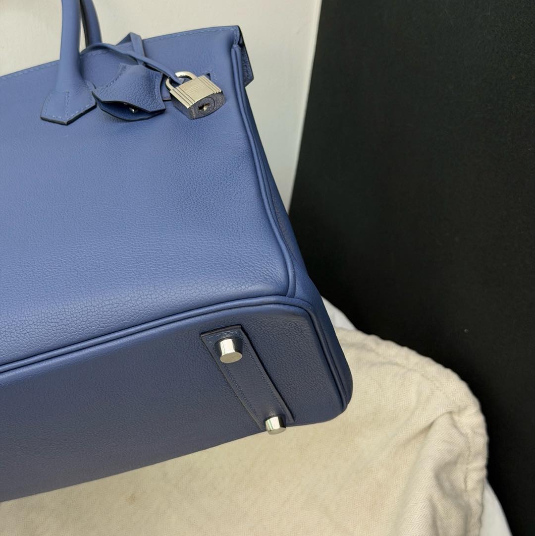 Birkin 30 Blue Agate