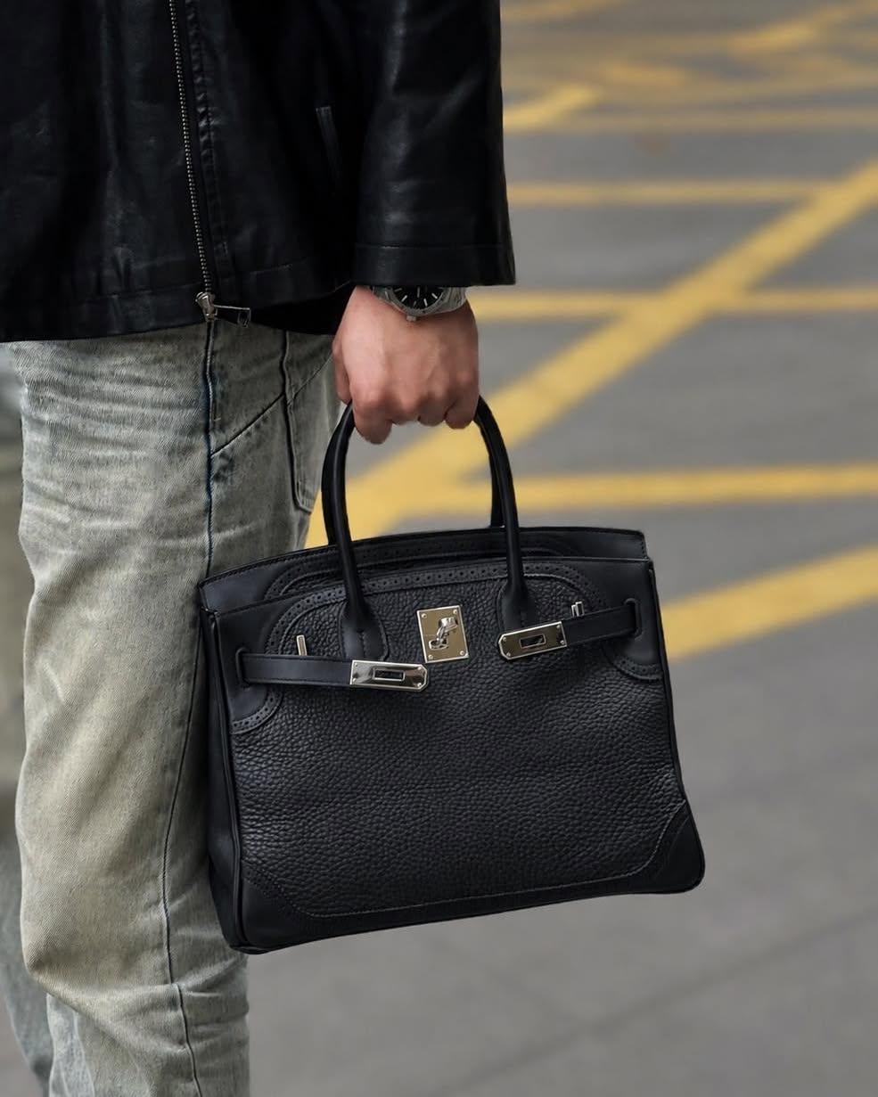Birkin 30 Ghillie Black