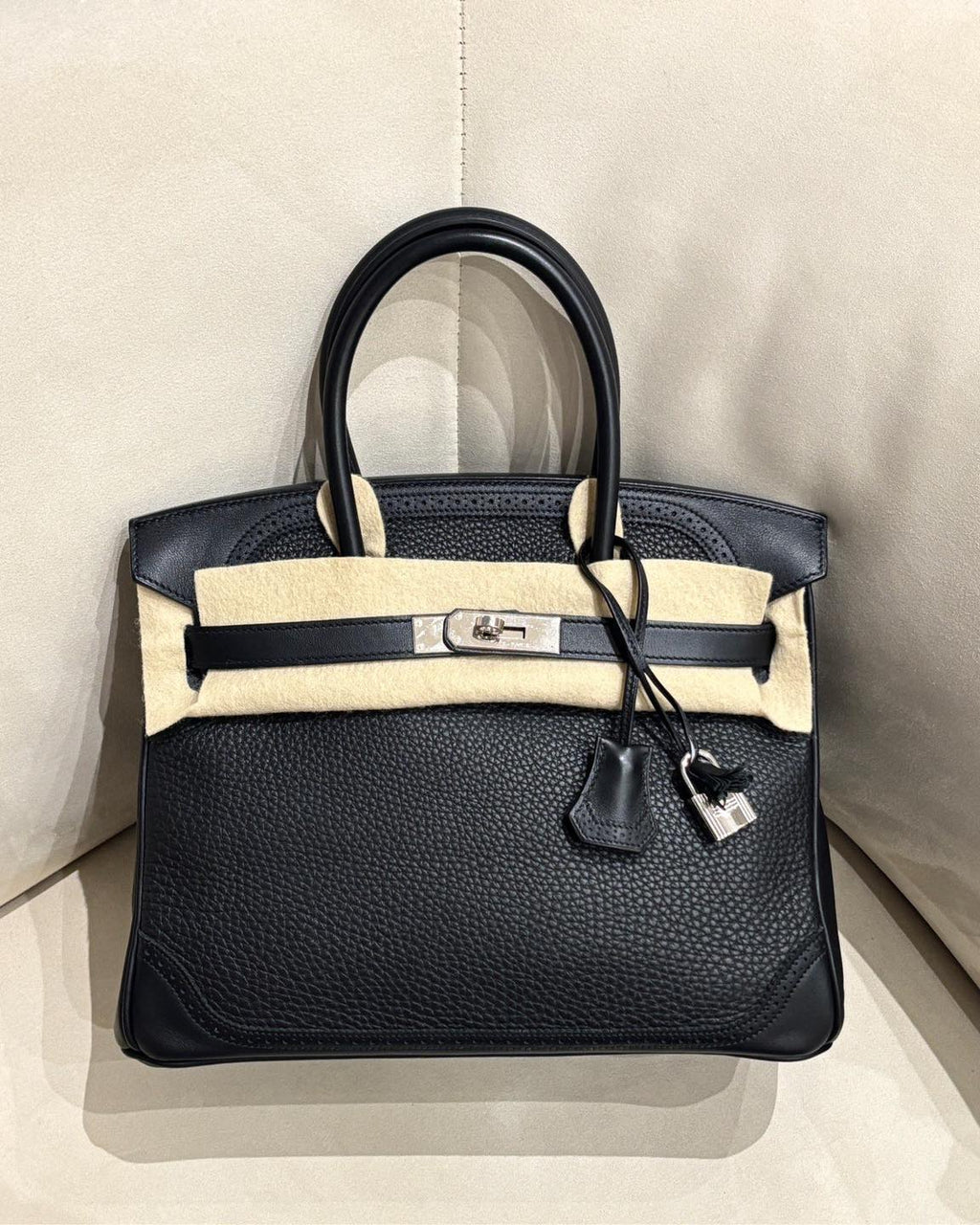 Birkin 30 Ghillie Black