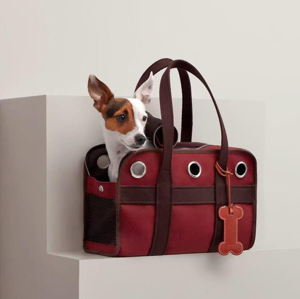 Dog Carrier Rouge H Chocolat