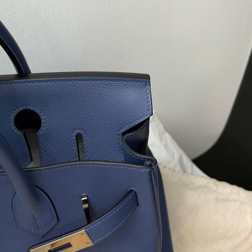 Birkin 30 Blue Agate