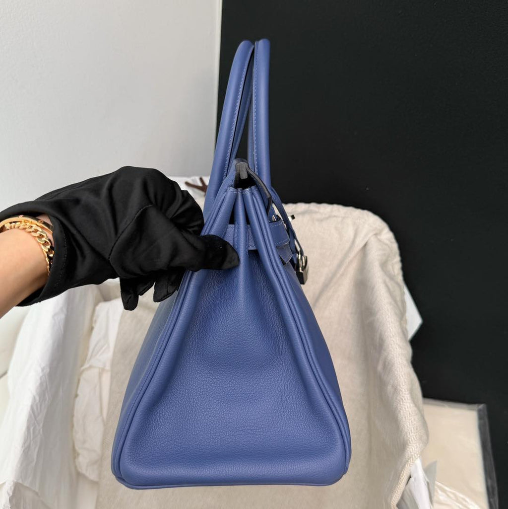 Birkin 30 Blue Agate