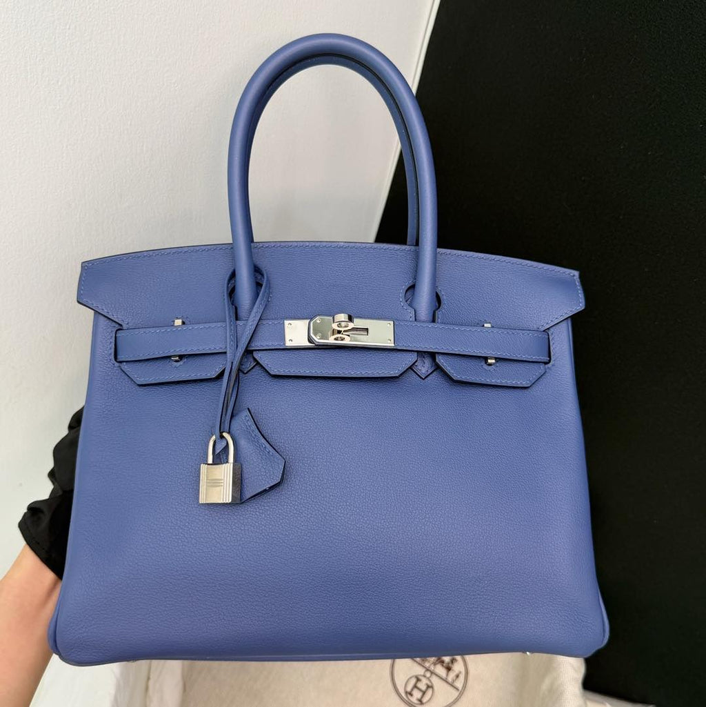 Birkin 30 Blue Agate