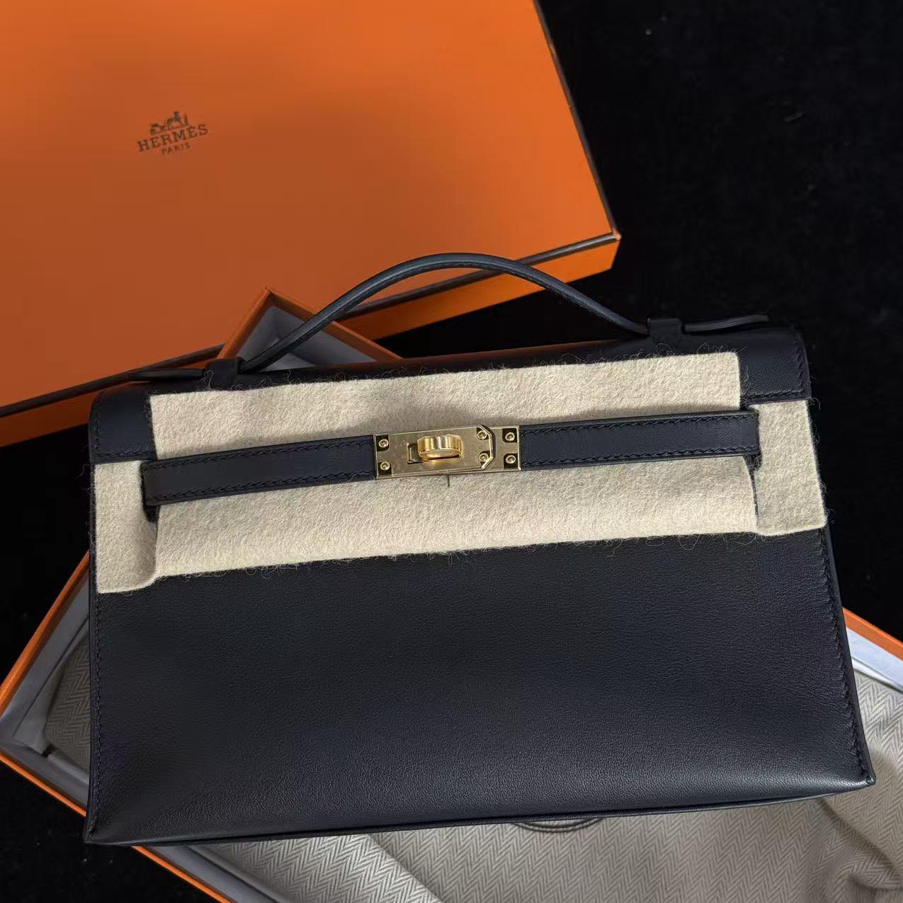 Kelly pochette black