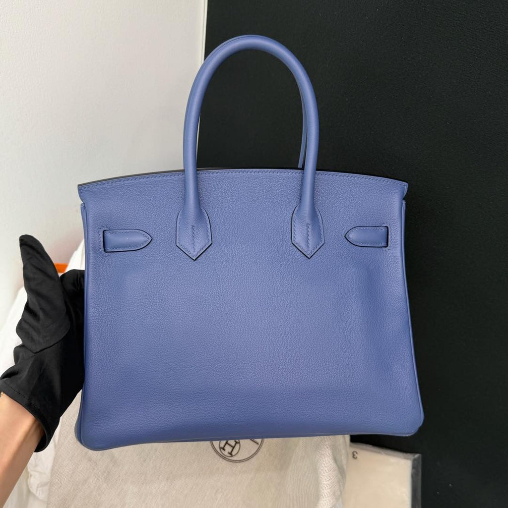 Birkin 30 Blue Agate