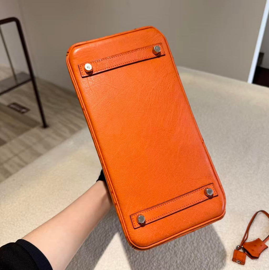 Birkin 30 Orange Ostrich