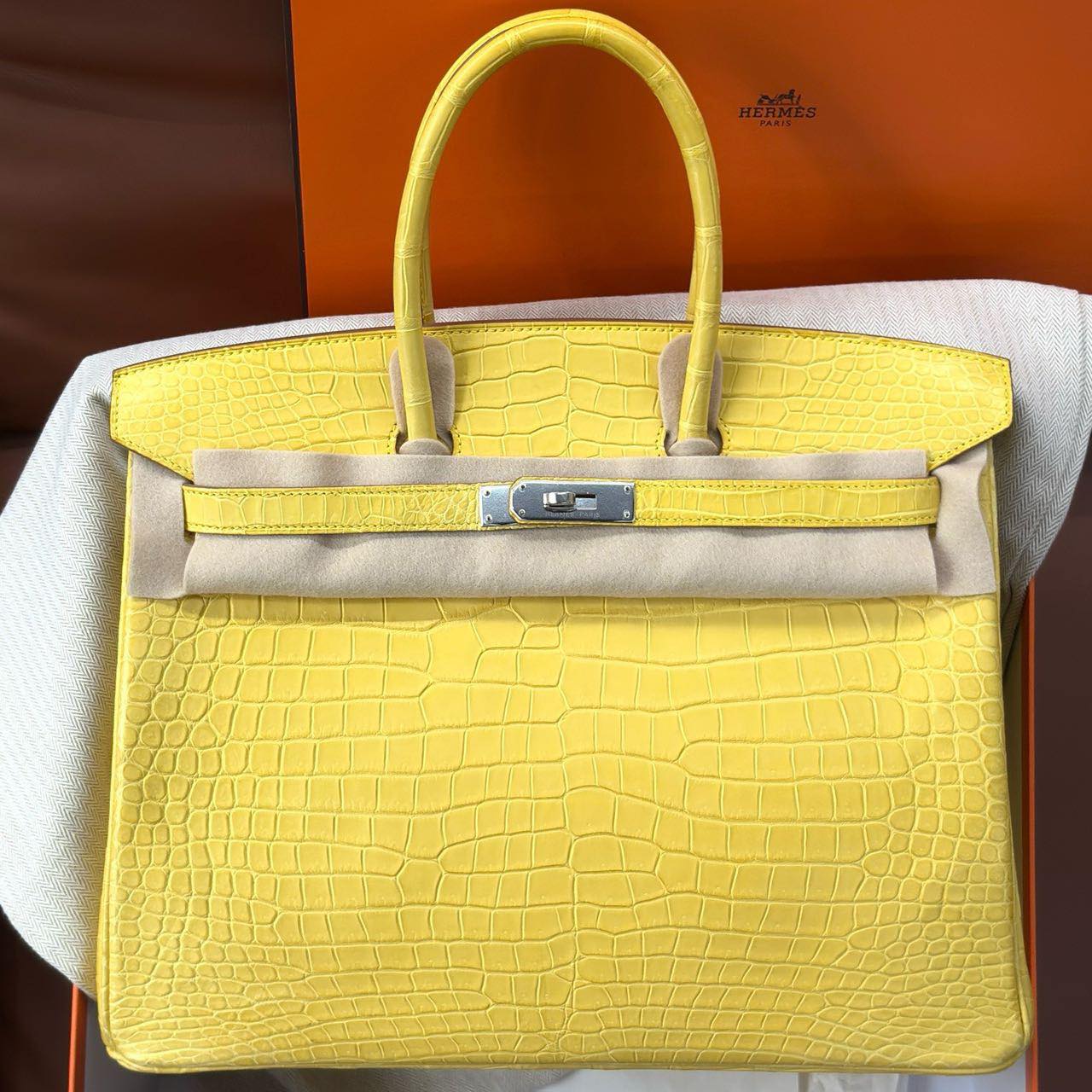 Birkin 35 Mimosa 🐊