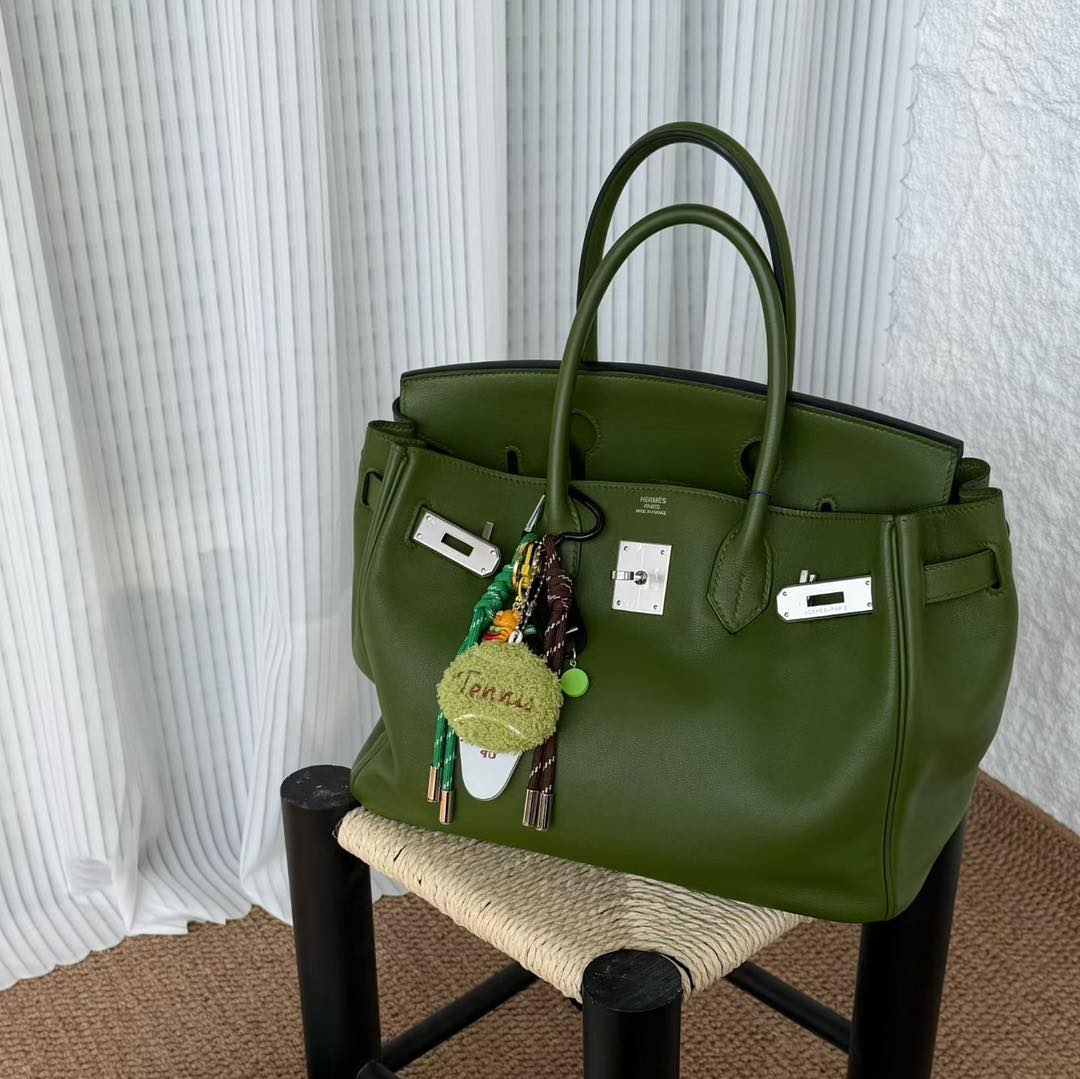 Birkin 30 Vert Anise