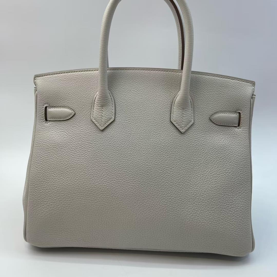 Birkin 30 Gris Pale