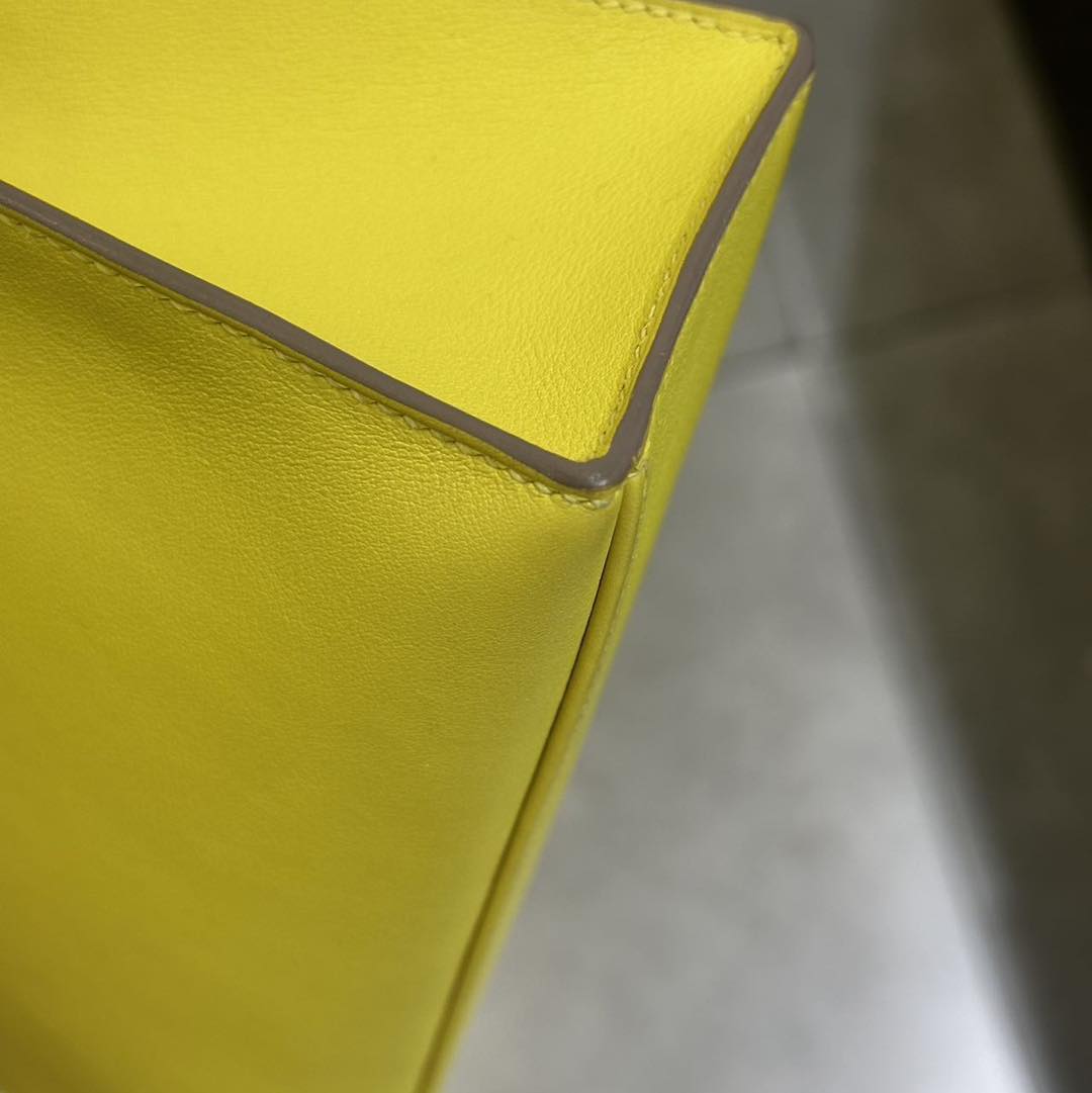 Kelly pochette Jaune Citron