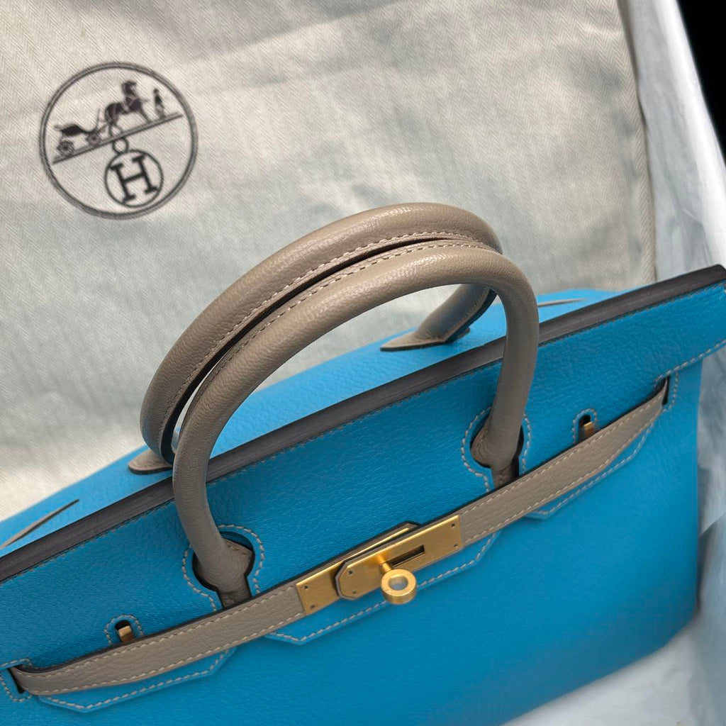 Birkin 30 SO Lagon Gris Asphalte