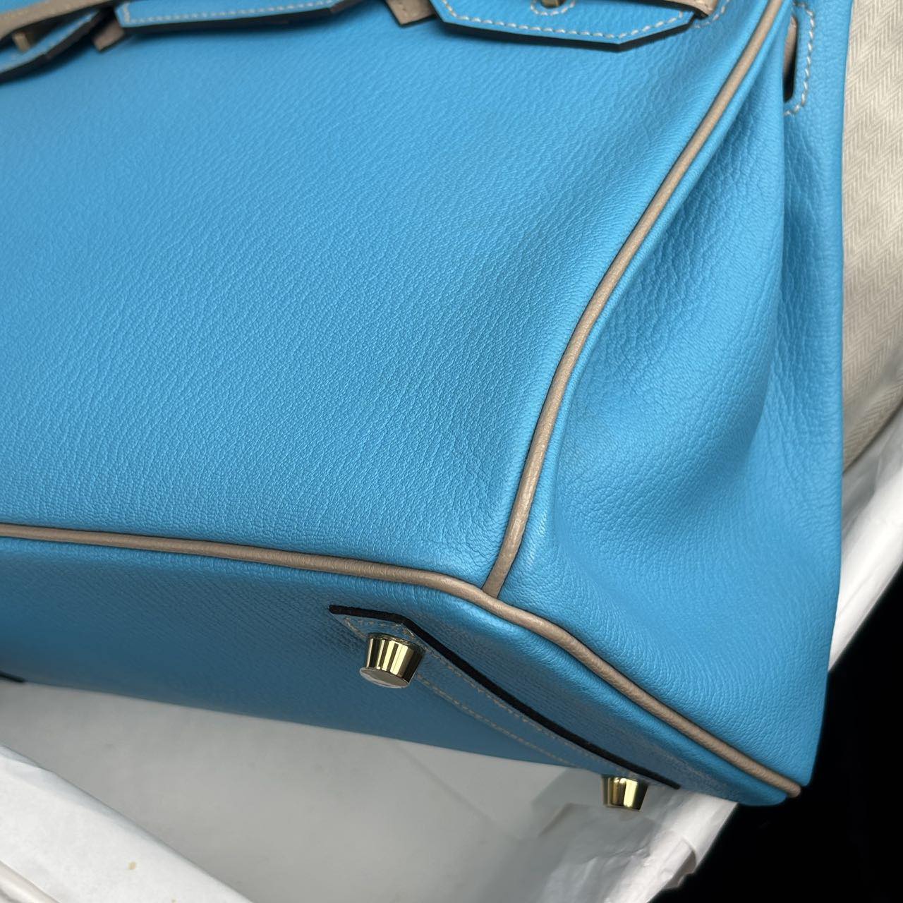 Birkin 30 SO Lagon Gris Asphalte