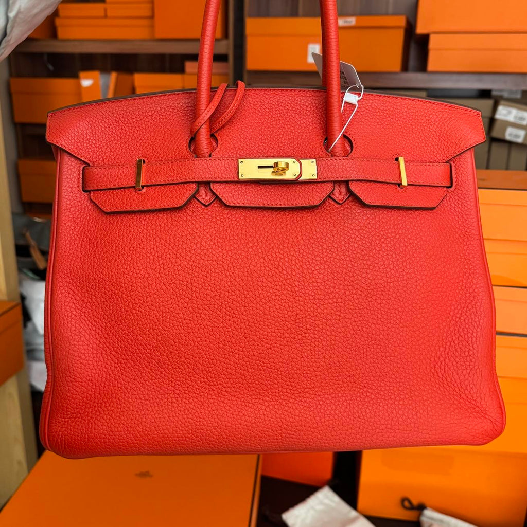 Birkin 35 Rouge Pivoine