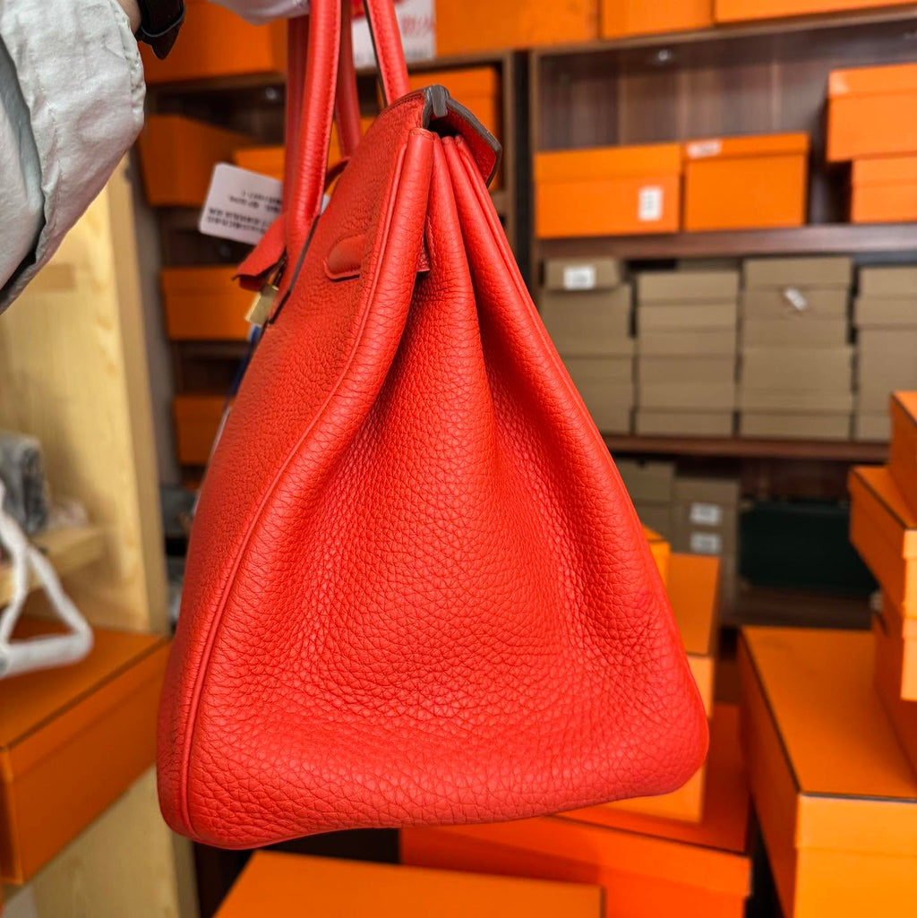 Birkin 35 Rouge Pivoine