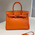 Birkin 30 Orange Ostrich