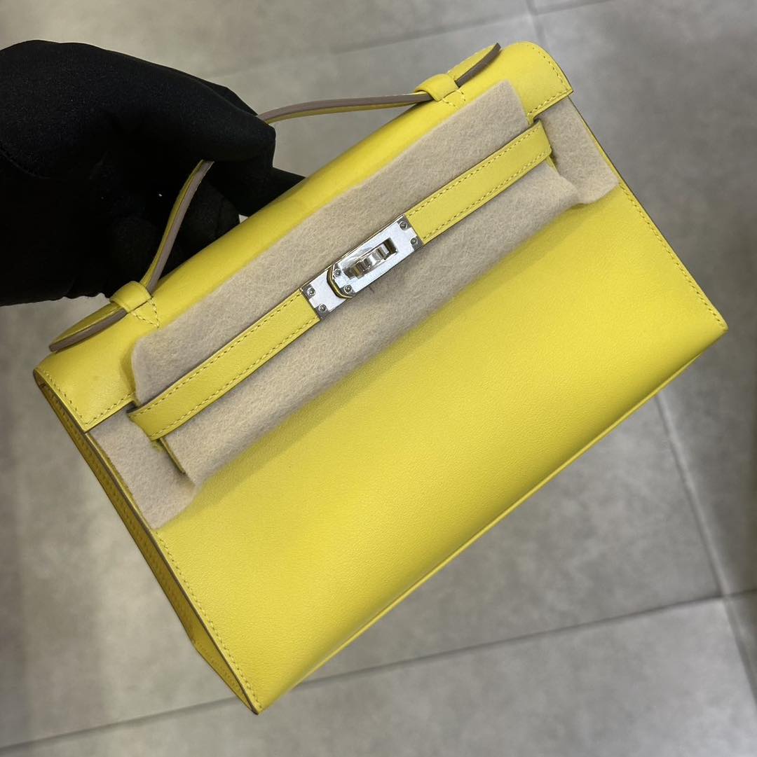 Kelly pochette Jaune Citron