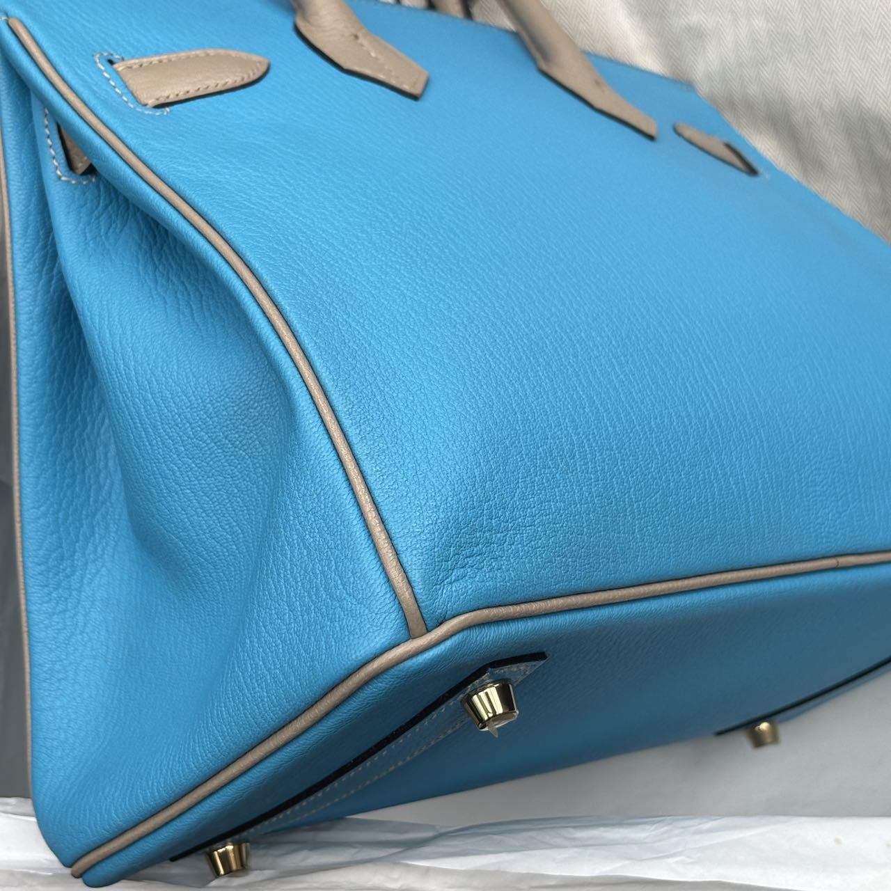 Birkin 30 SO Lagon Gris Asphalte
