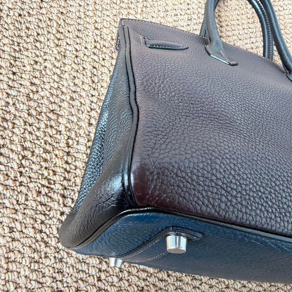 Birkin 30 Deep Blue/Ebene/Black
