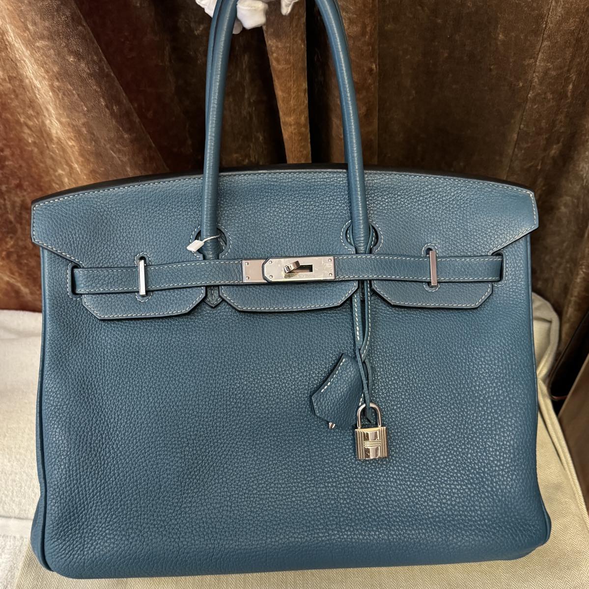 Birkin 40 Blue Jean