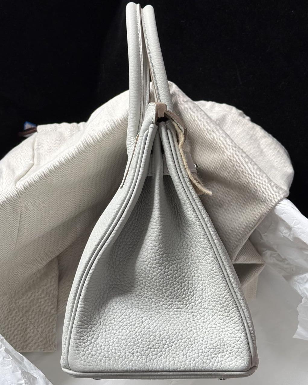 Birkin 30 Gris Perle