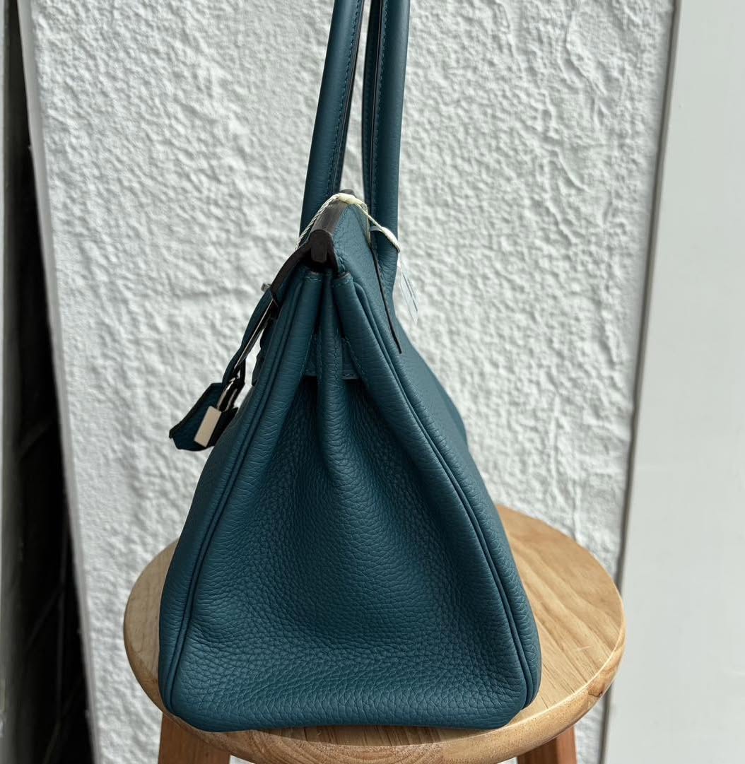Birkin 30 Vert Bosphore