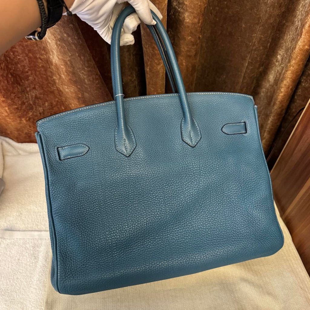 Birkin 40 Blue Jean