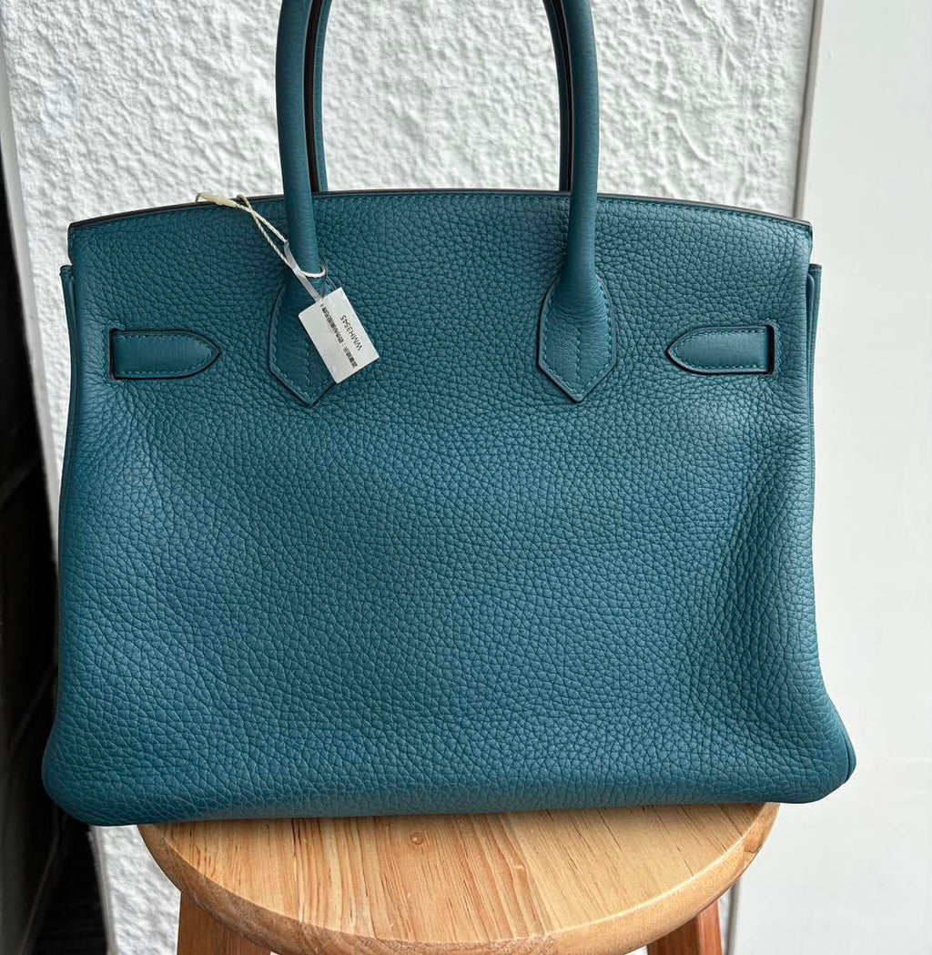 Birkin 30 Vert Bosphore