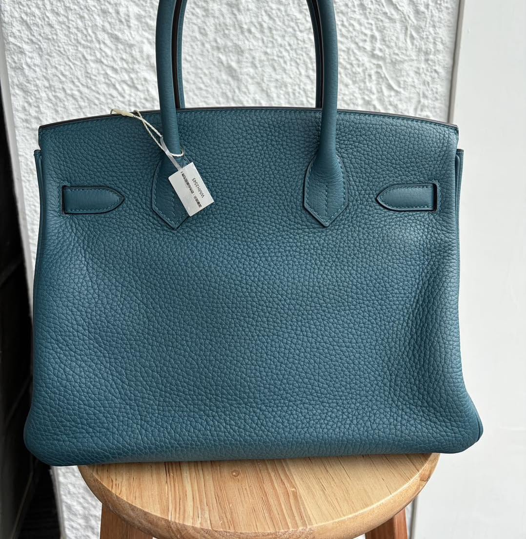 Birkin 30 Vert Bosphore