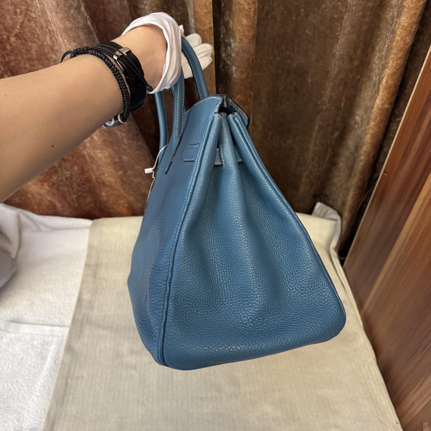 Birkin 40 Blue Jean