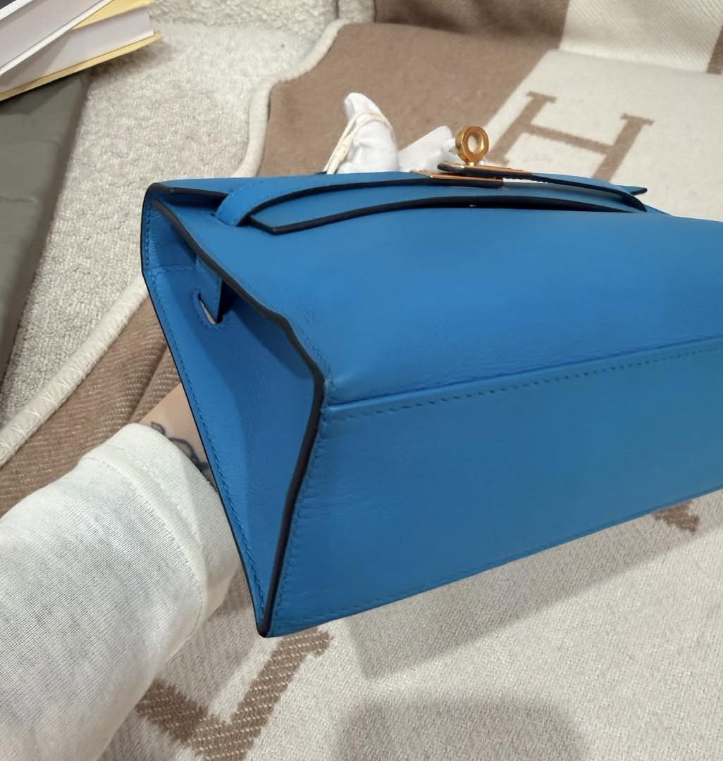 Kelly pochette Blue Frida