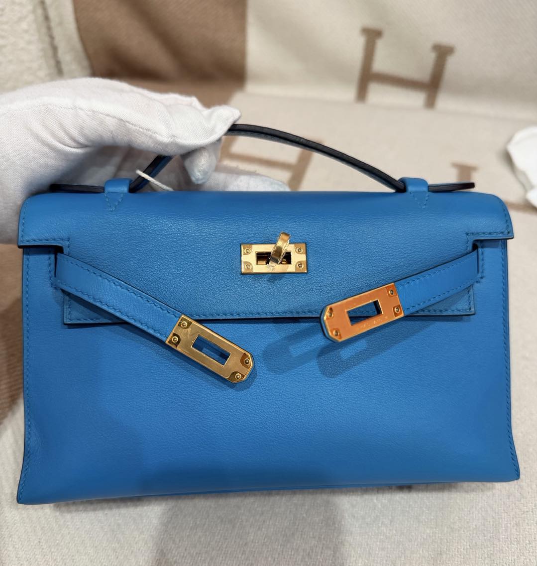 Kelly pochette Blue Frida