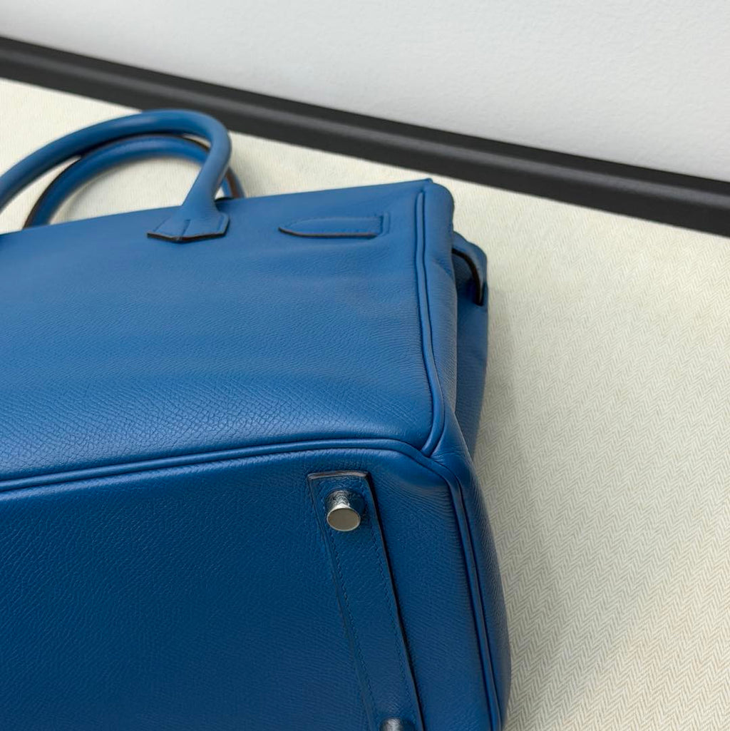 Birkin 30 Blue Zanzibar