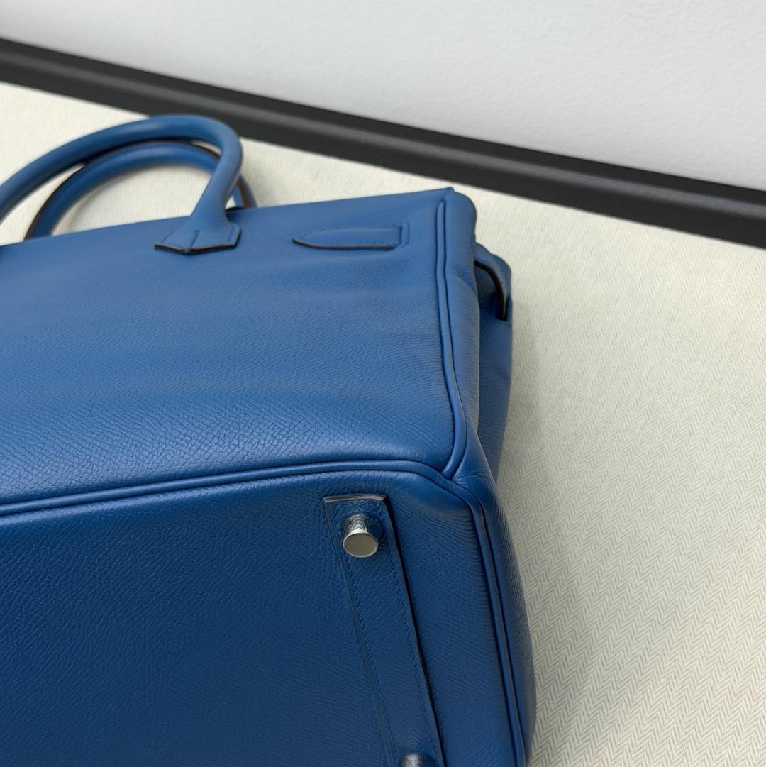 Birkin 30 Blue Zanzibar
