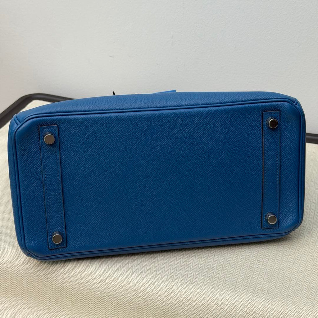 Birkin 30 Blue Zanzibar