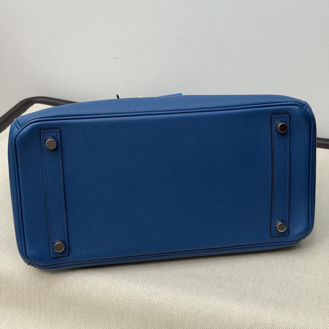 Birkin 30 Blue Zanzibar