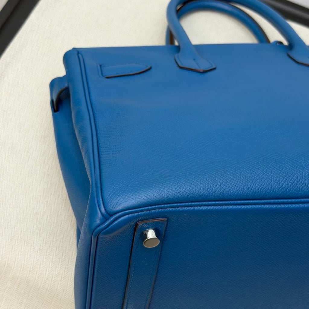 Birkin 30 Blue Zanzibar