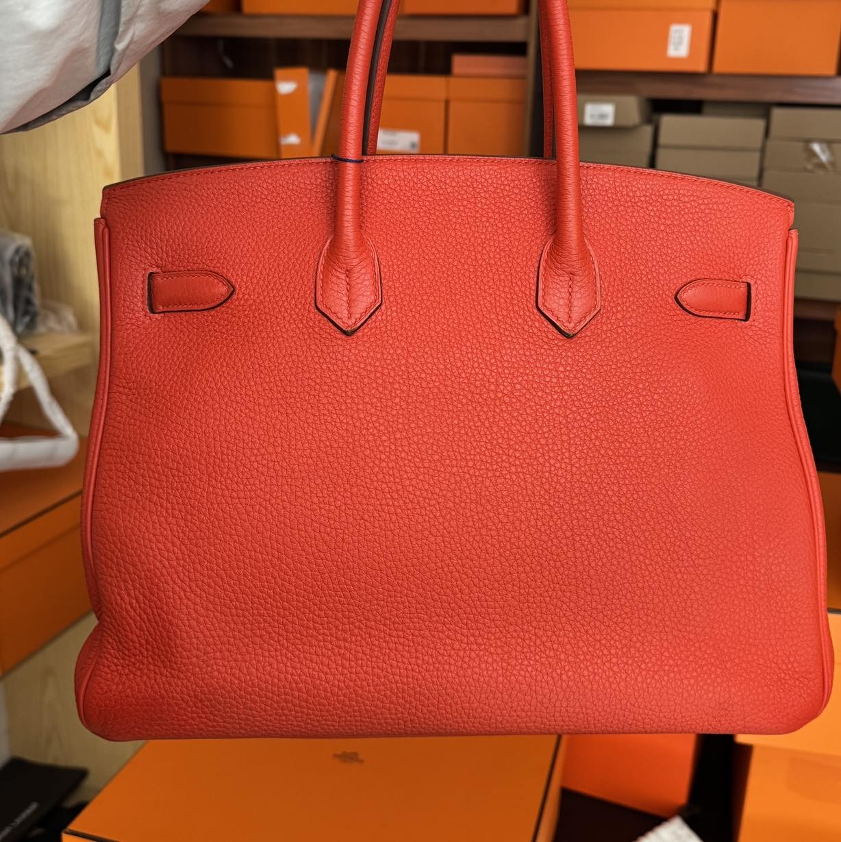 Birkin 35 Rouge Pivoine