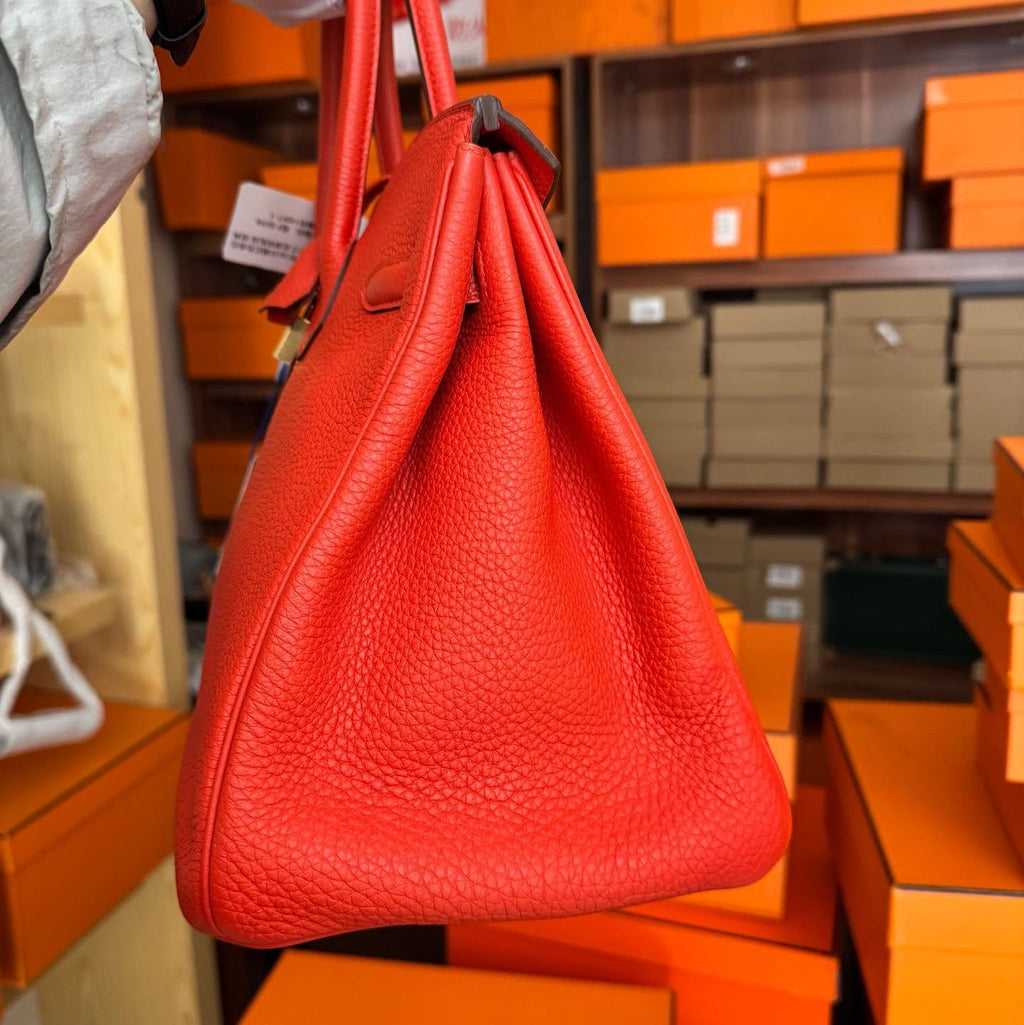 Birkin 35 Rouge Pivoine