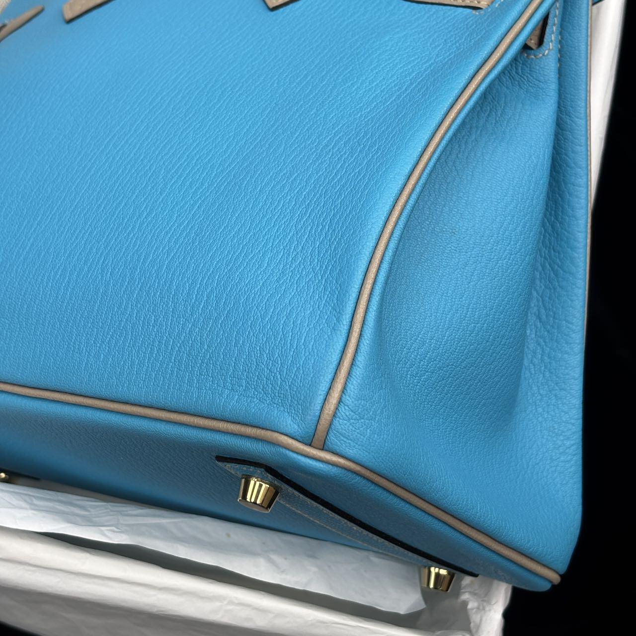 Birkin 30 SO Lagon Gris Asphalte