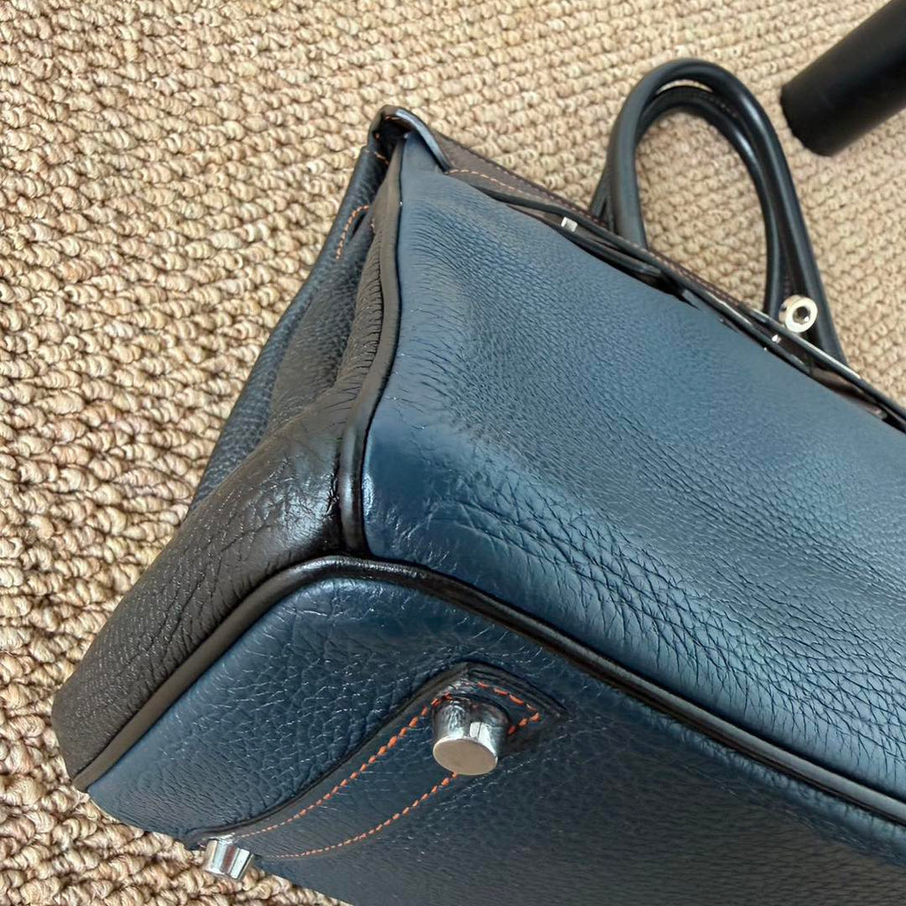 Birkin 30 Deep Blue/Ebene/Black