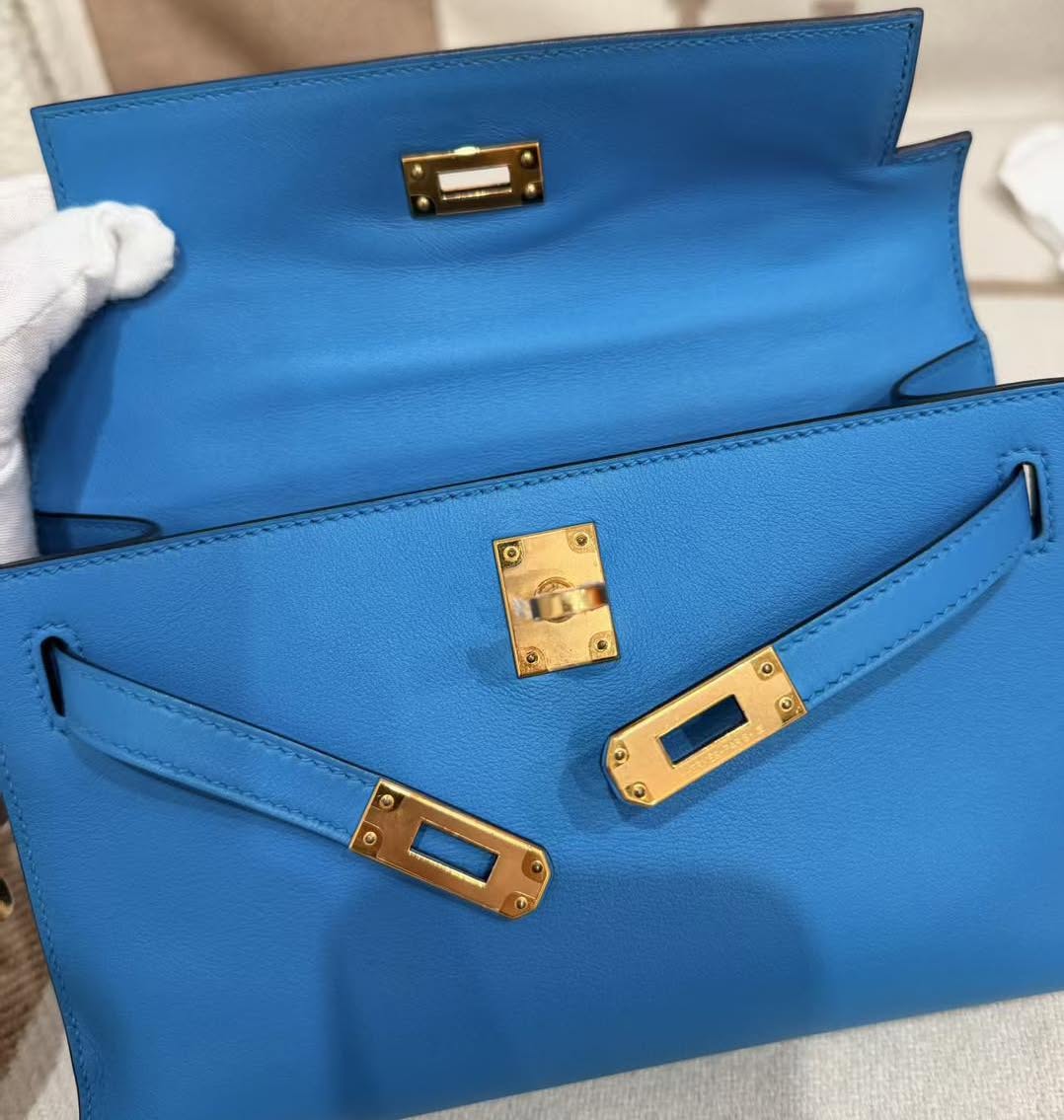 Kelly pochette Blue Frida