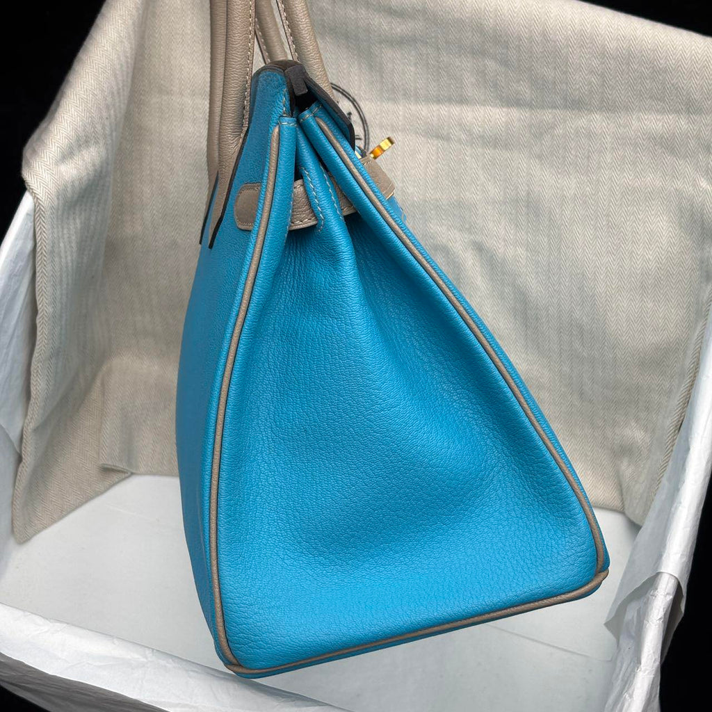 Birkin 30 SO Lagon Gris Asphalte