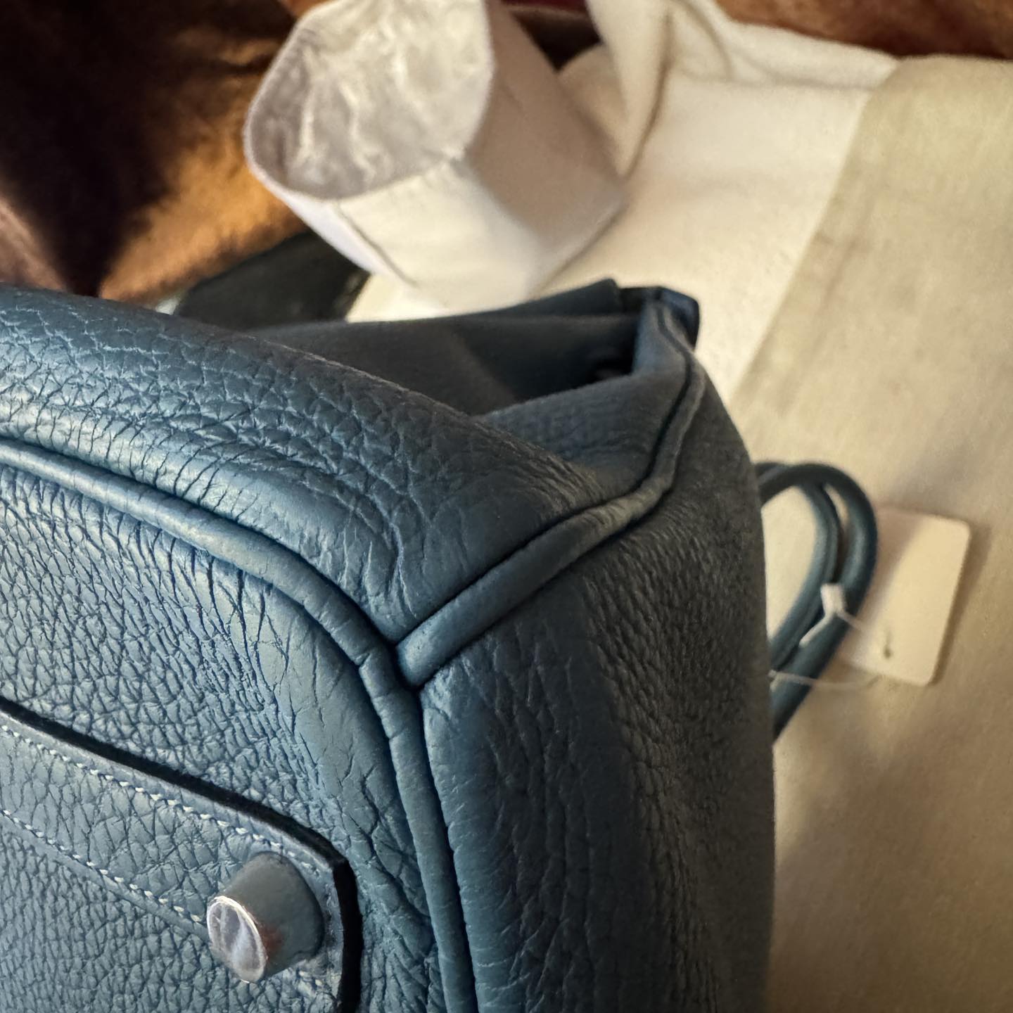 Birkin 40 Blue Jean