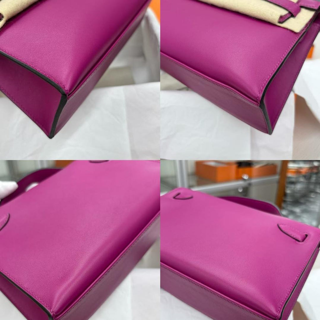 Kelly pochette Rose Purple