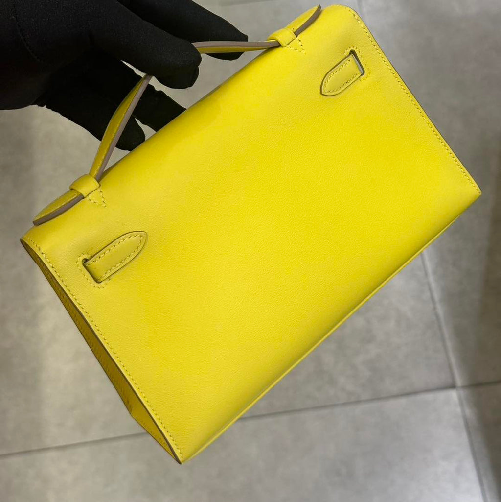Kelly pochette Jaune Citron