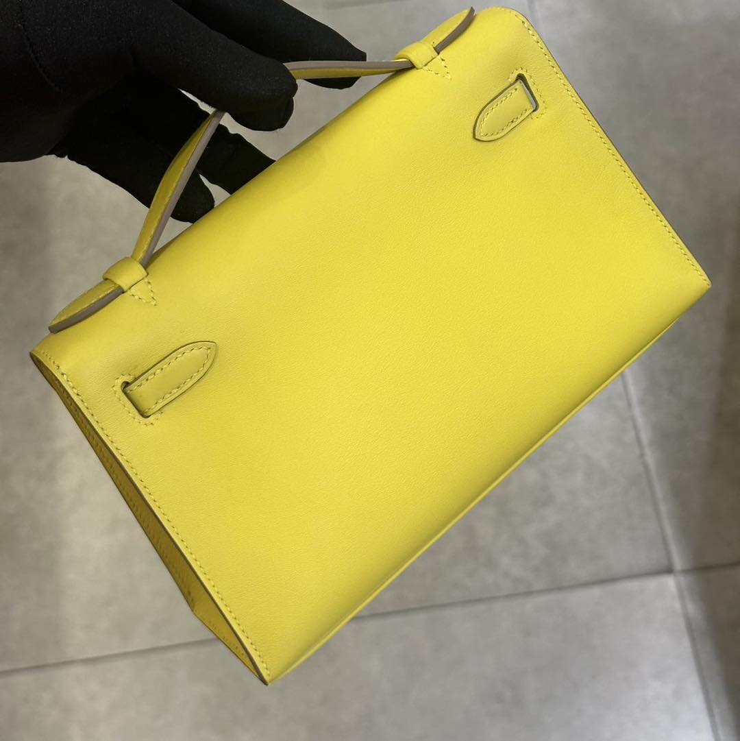Kelly pochette Jaune Citron